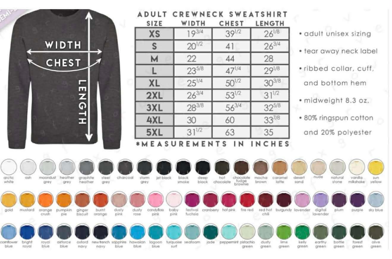 Personalised Embroidery Sweatshirts