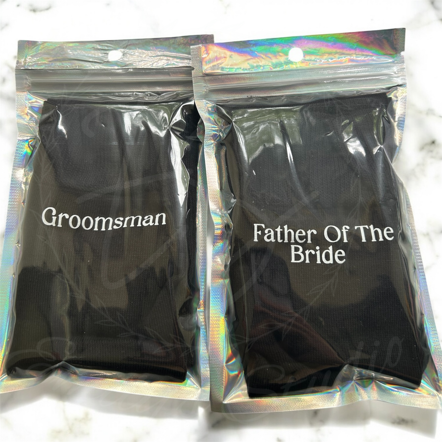 Groomsman party personalised socks