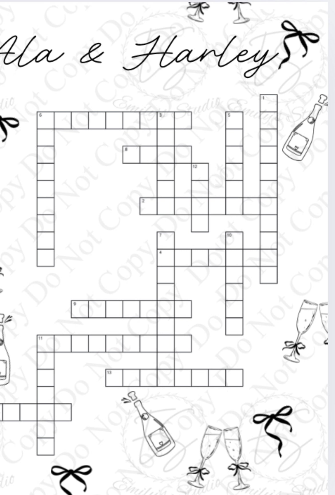 How to create a crossword