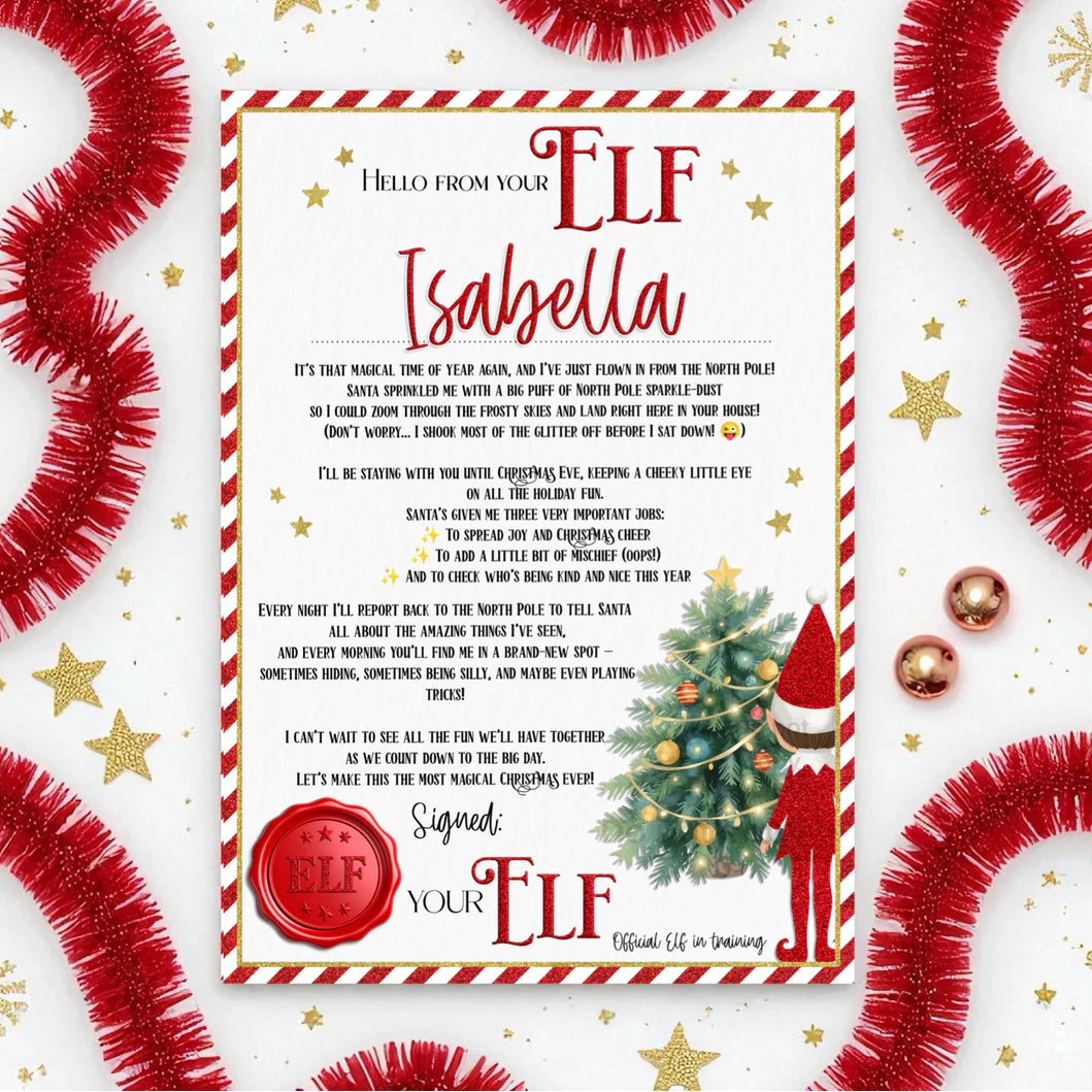 Elf Arrival letters