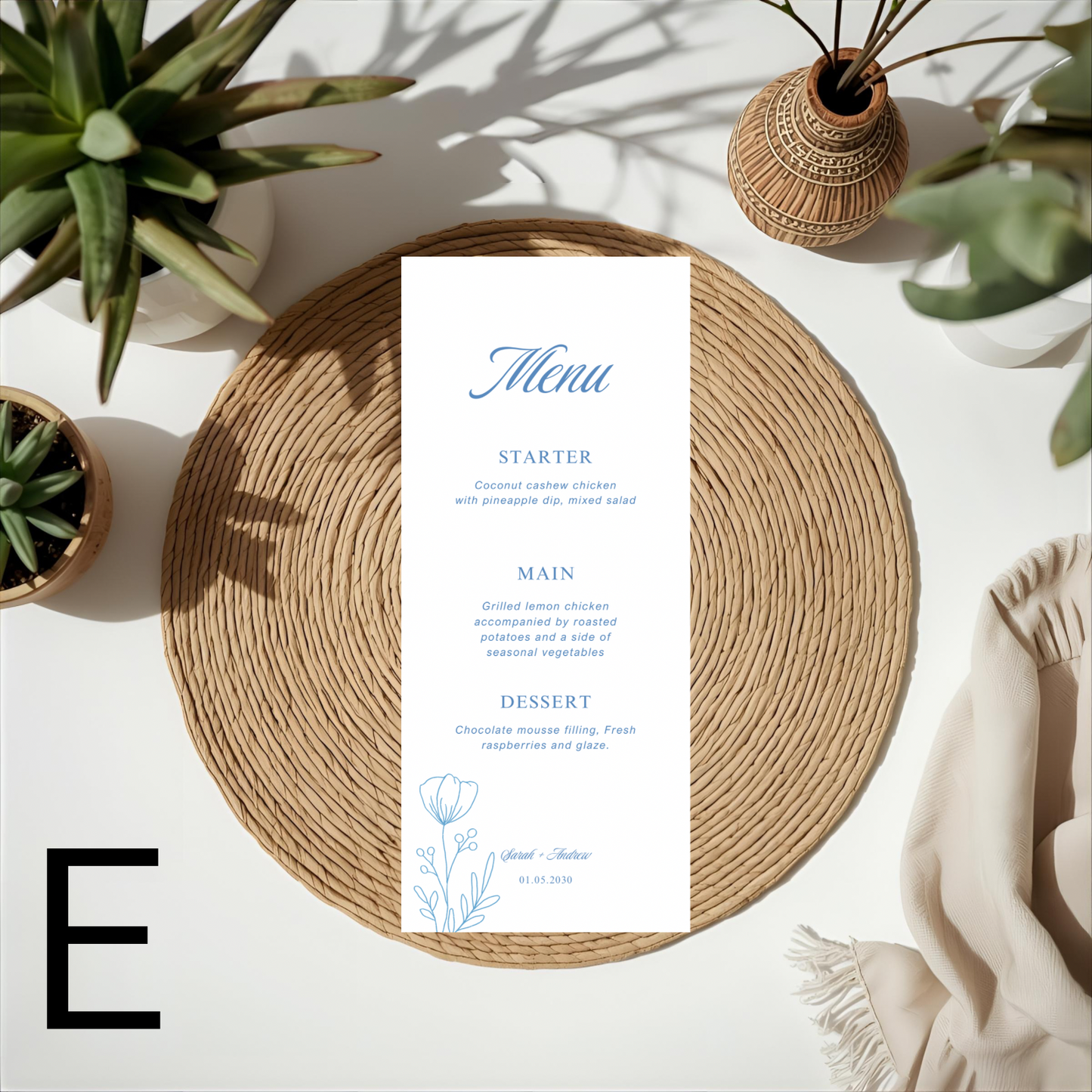 Menu Cards