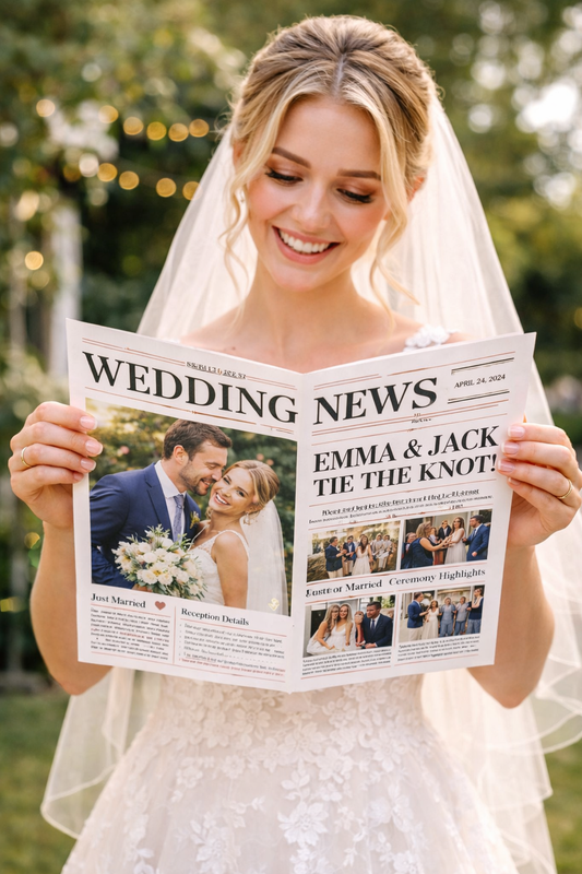Upload your own Newspaper A4 (Folded into A5)