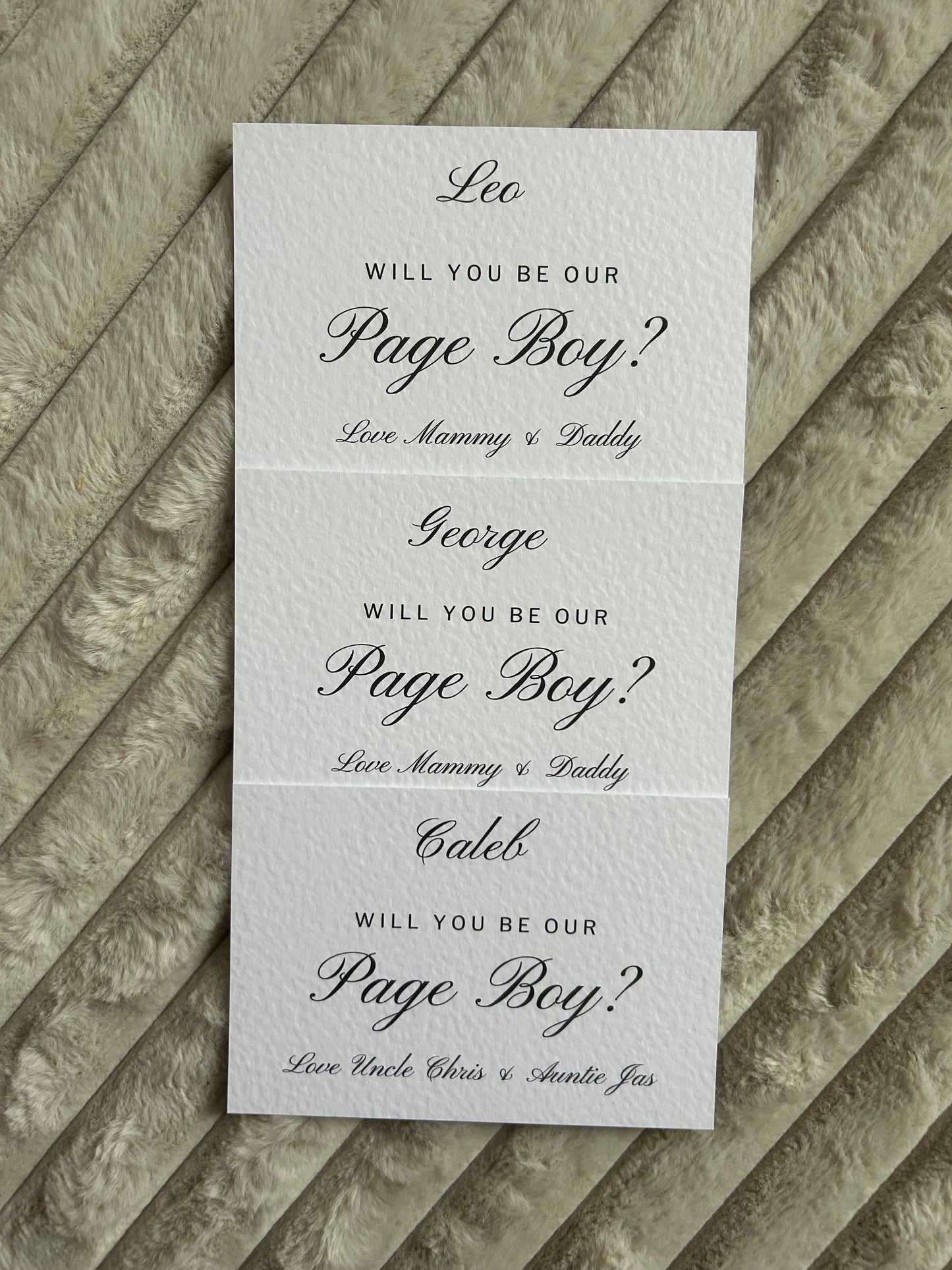 Bespoke Invites suitable for engagements, weddings and birthdays