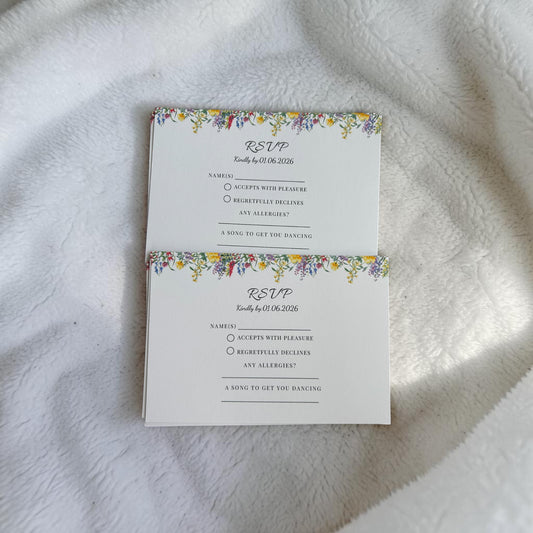Bespoke Invites suitable for engagements, weddings and birthdays