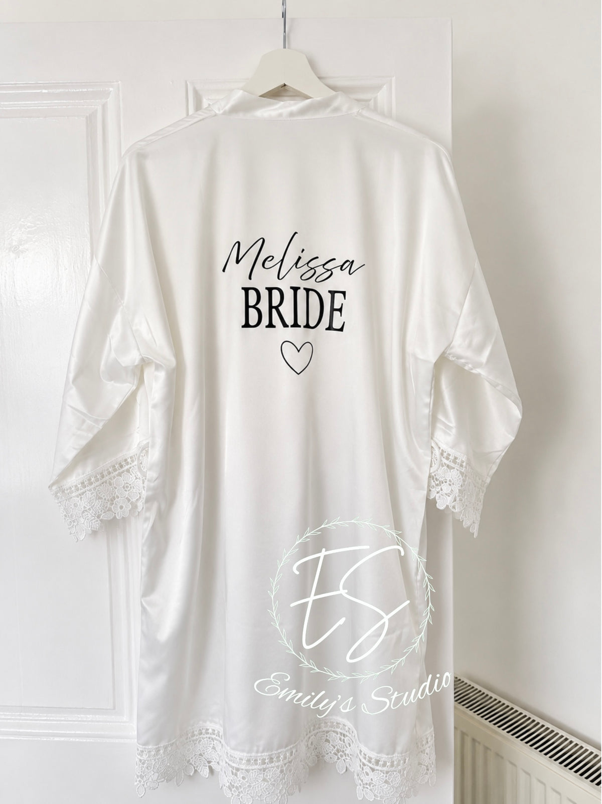 Adult/Child Thick Satin Lace Robes