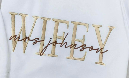 Personalised Embroidery Sweatshirts