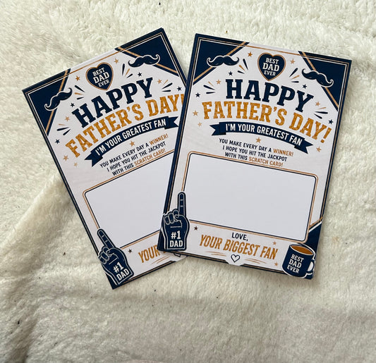 Father’s Day scratch card holder