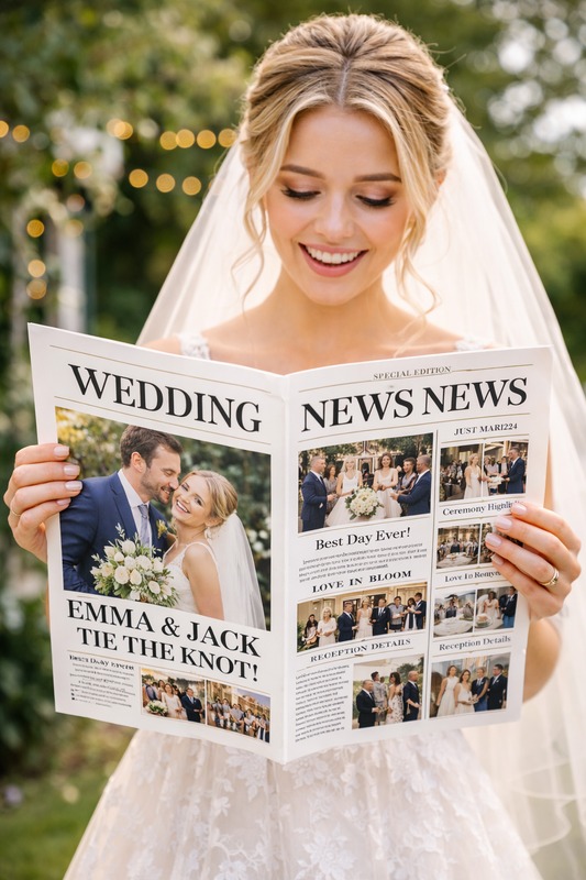 Upload your own Newspaper A3 (Folded into A4)