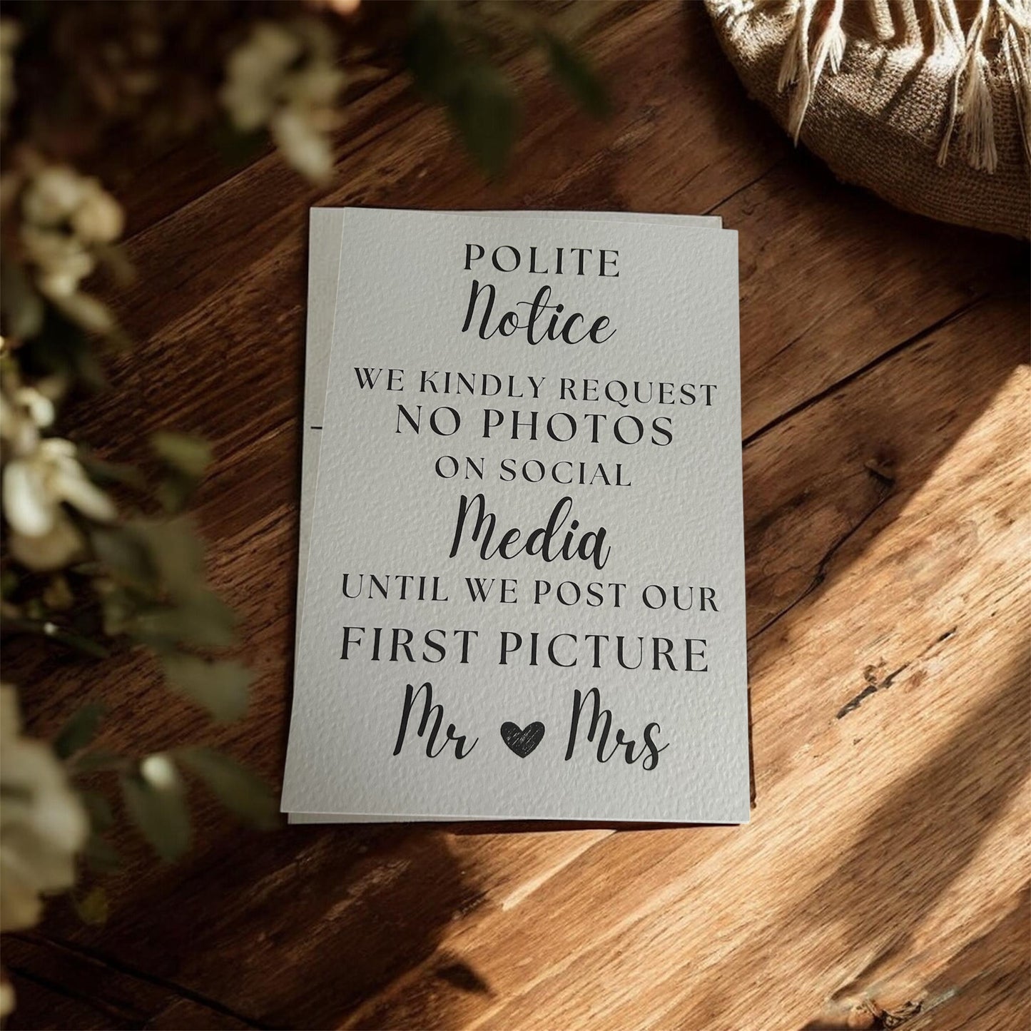 Bespoke Invites suitable for engagements, weddings and birthdays