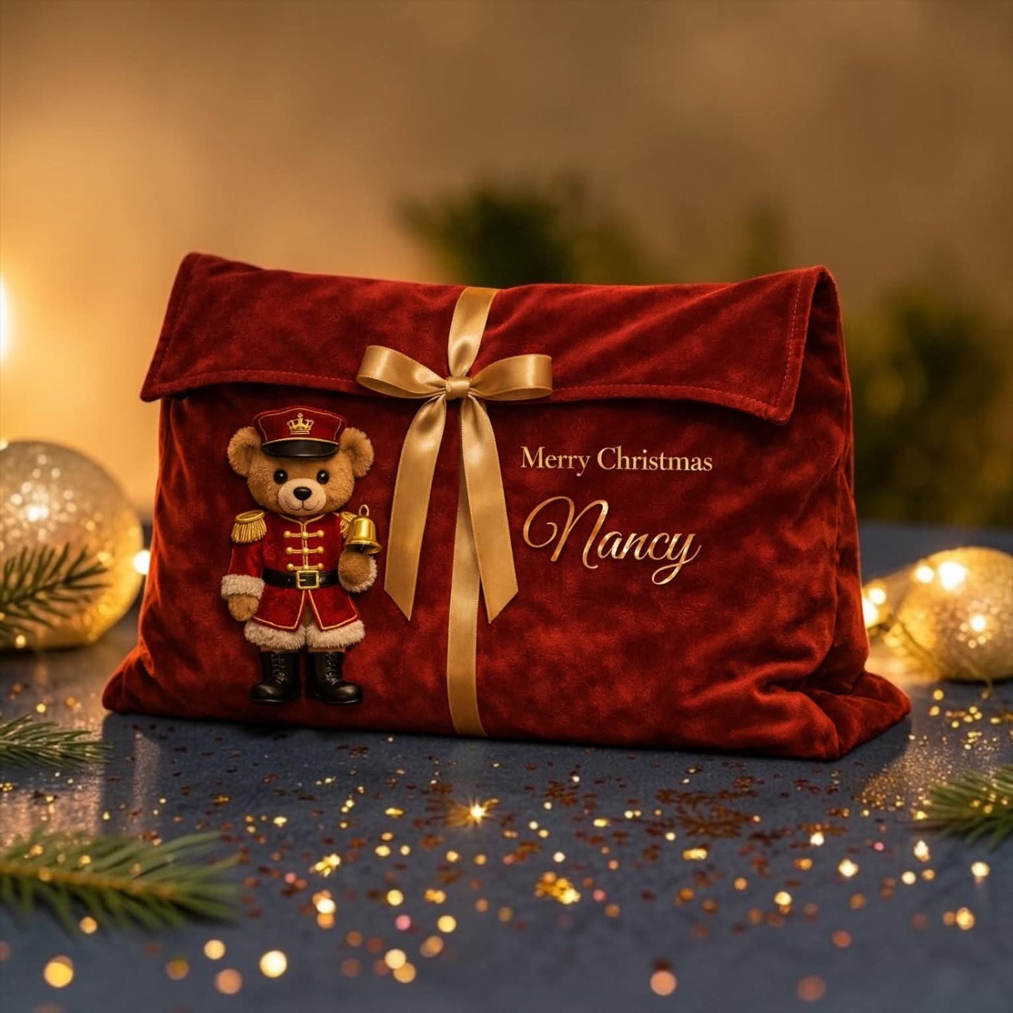 Personalised Christmas Eve Envelope | Large Christmas Gift Envelope | Luxury Christmas Pyjama Bag | Personalised Christmas Keepsake | Custom Gift Bag-vinyl only