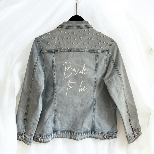 Womans Personalised Denim Jacket