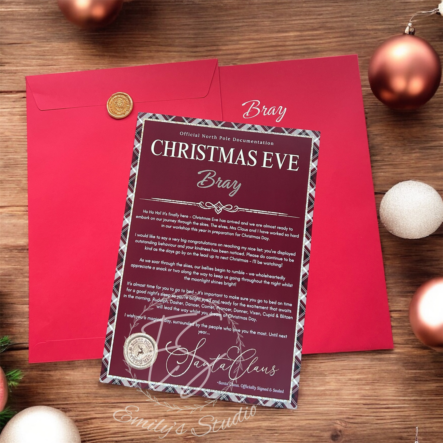 Christmas Certificates