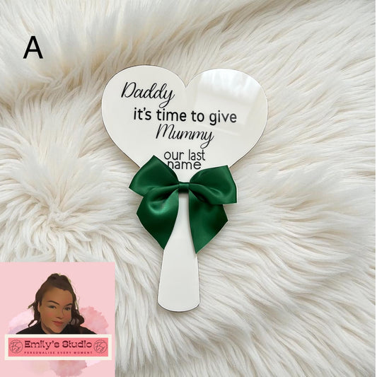 Wedding paddles