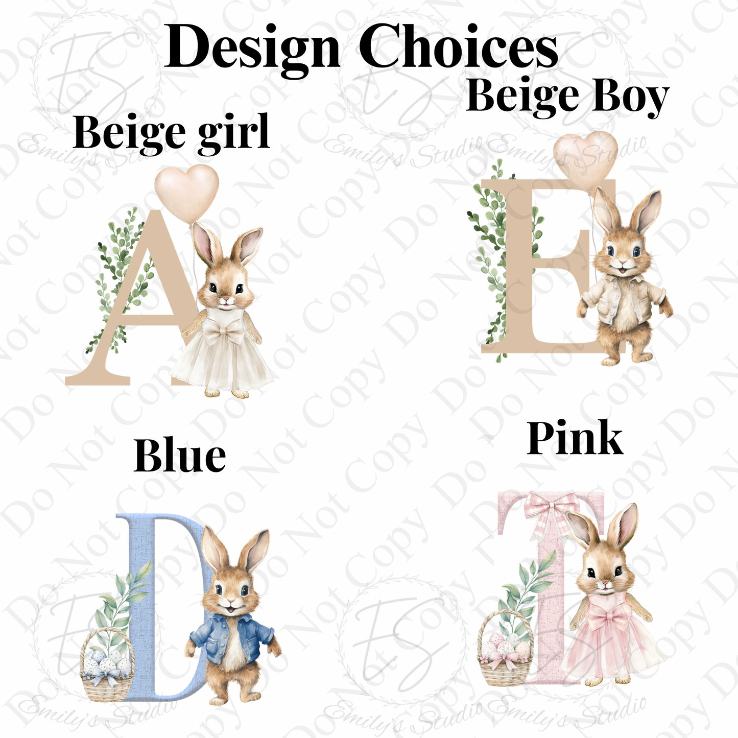 Easter Mumble bears from the bunny