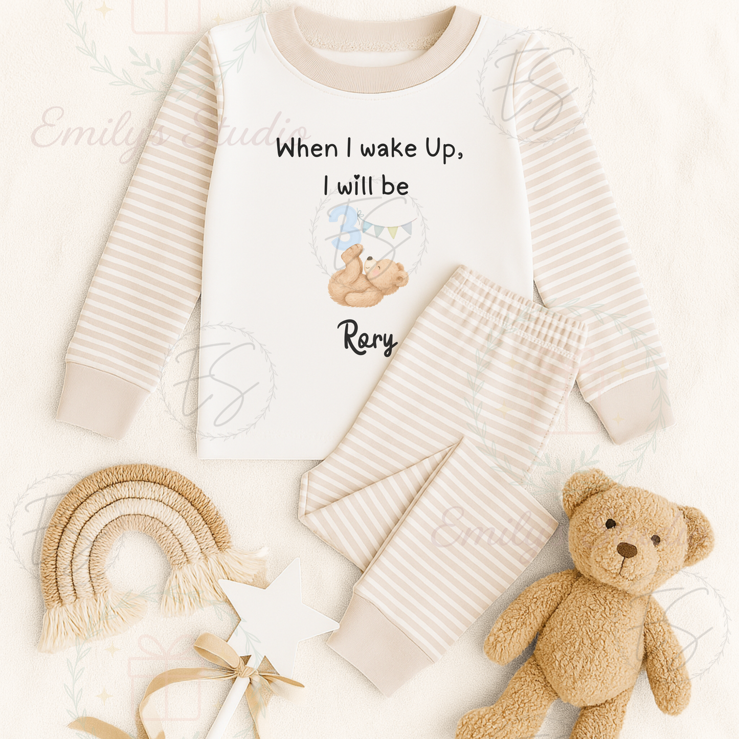 Bear “When I wake up, I will be “ PJ