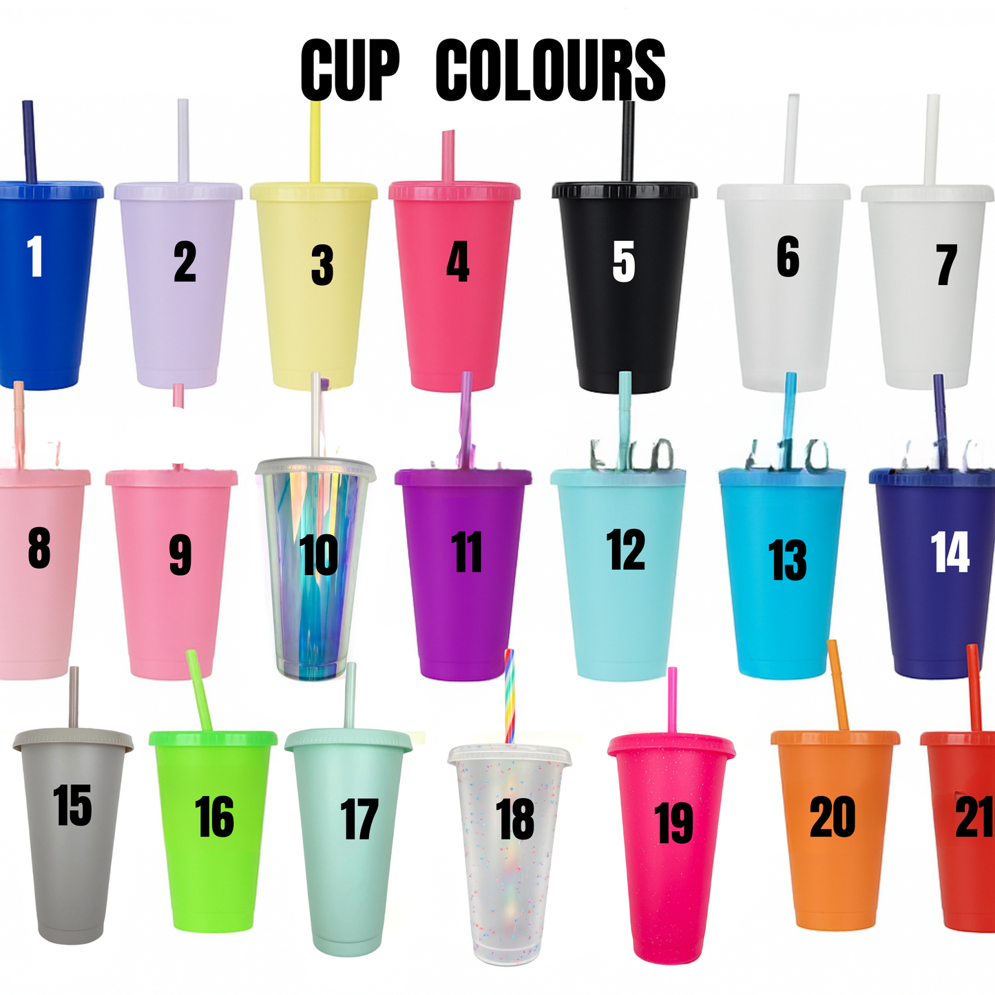 Personalised 24oz Cold cups