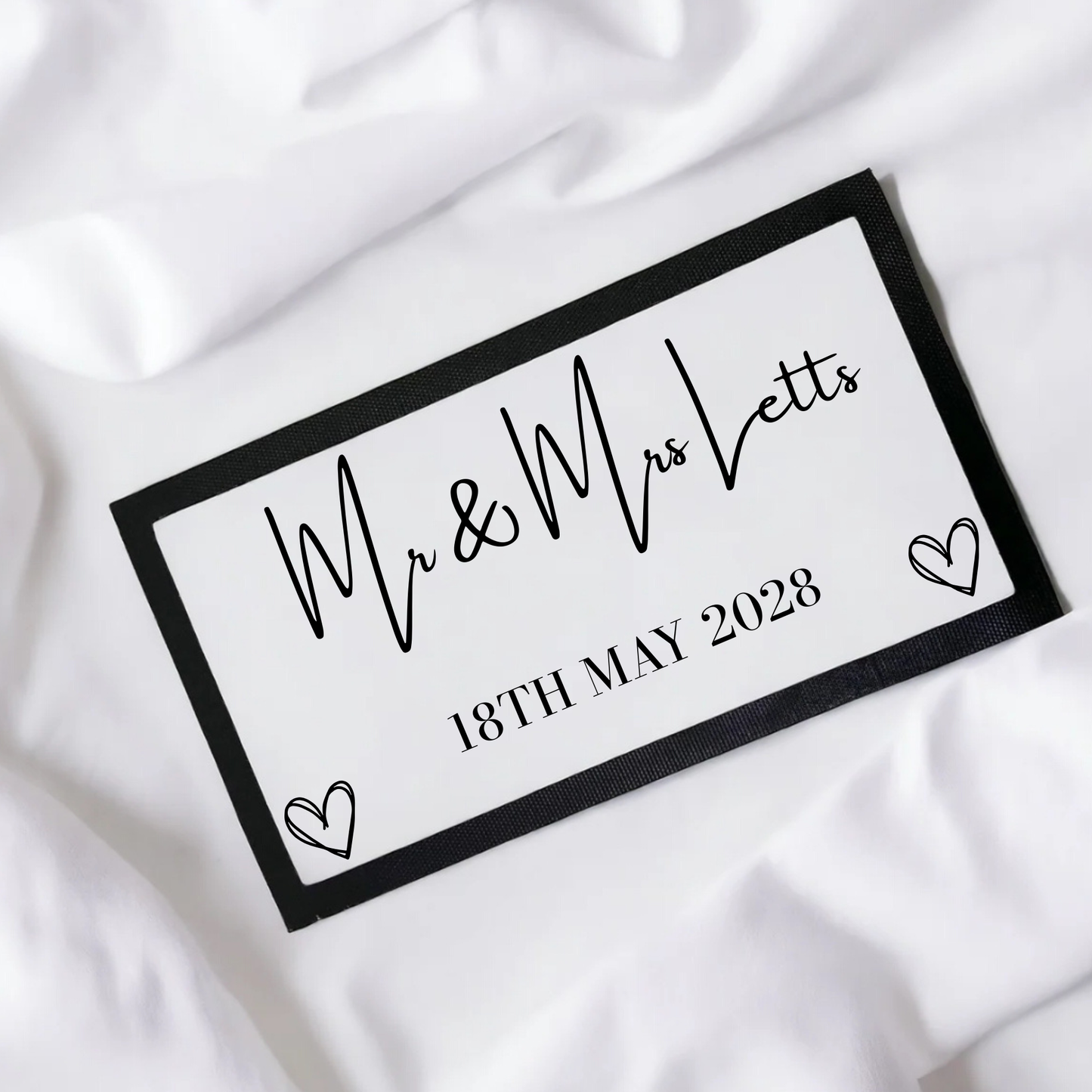 Small Wedding Personalised Beer Mat