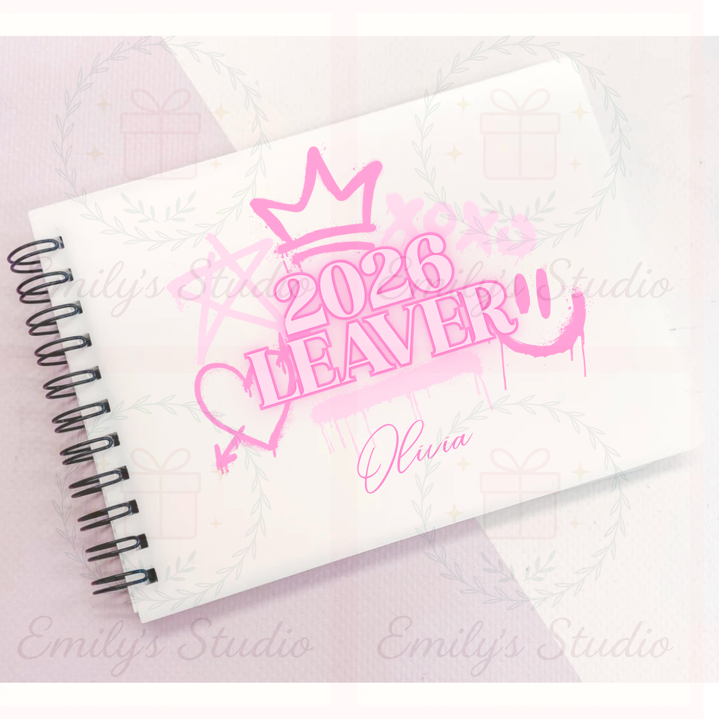 Personalised School Leavers 2026 Sign Book | A6 Memory Keepsake Message Book UK| leavers book| Free delivery