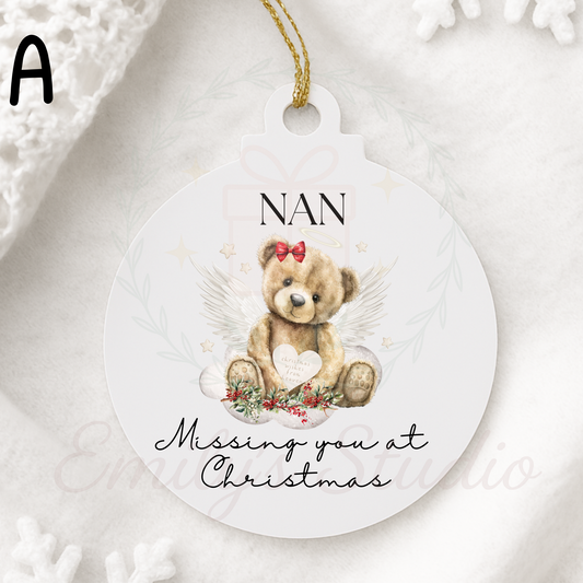 2D Memorial Bauble