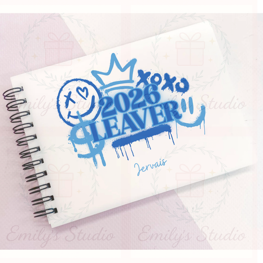 Personalised School Leavers 2026 Sign Book | A6 Memory Keepsake Message Book UK| leavers book| Free delivery
