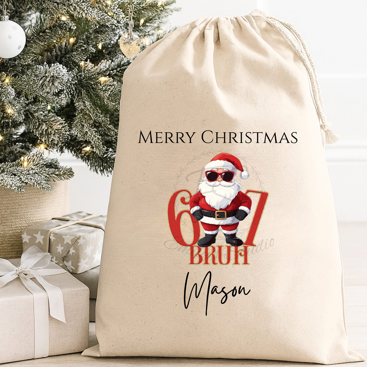 6 7 Santa sacks