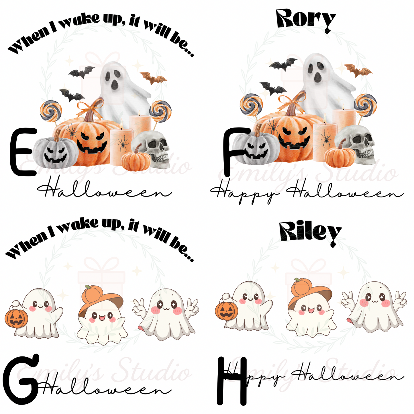Halloween print pjs
