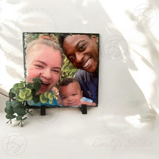 Large Photo Slate with stand