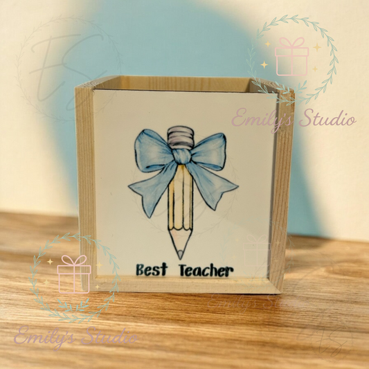 Bow Pencil Teacher Pencil Pot
