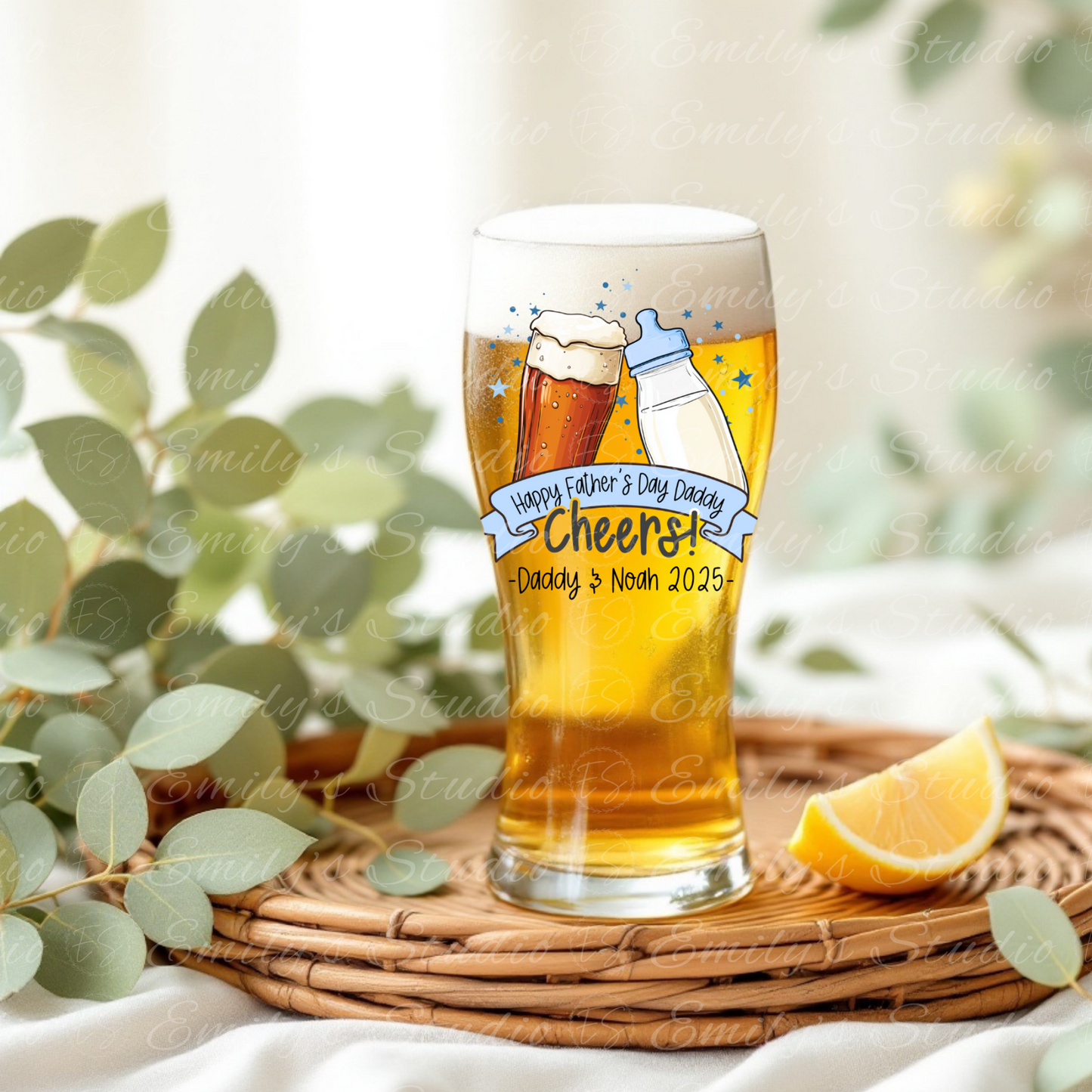 Father’s Day pint glasses