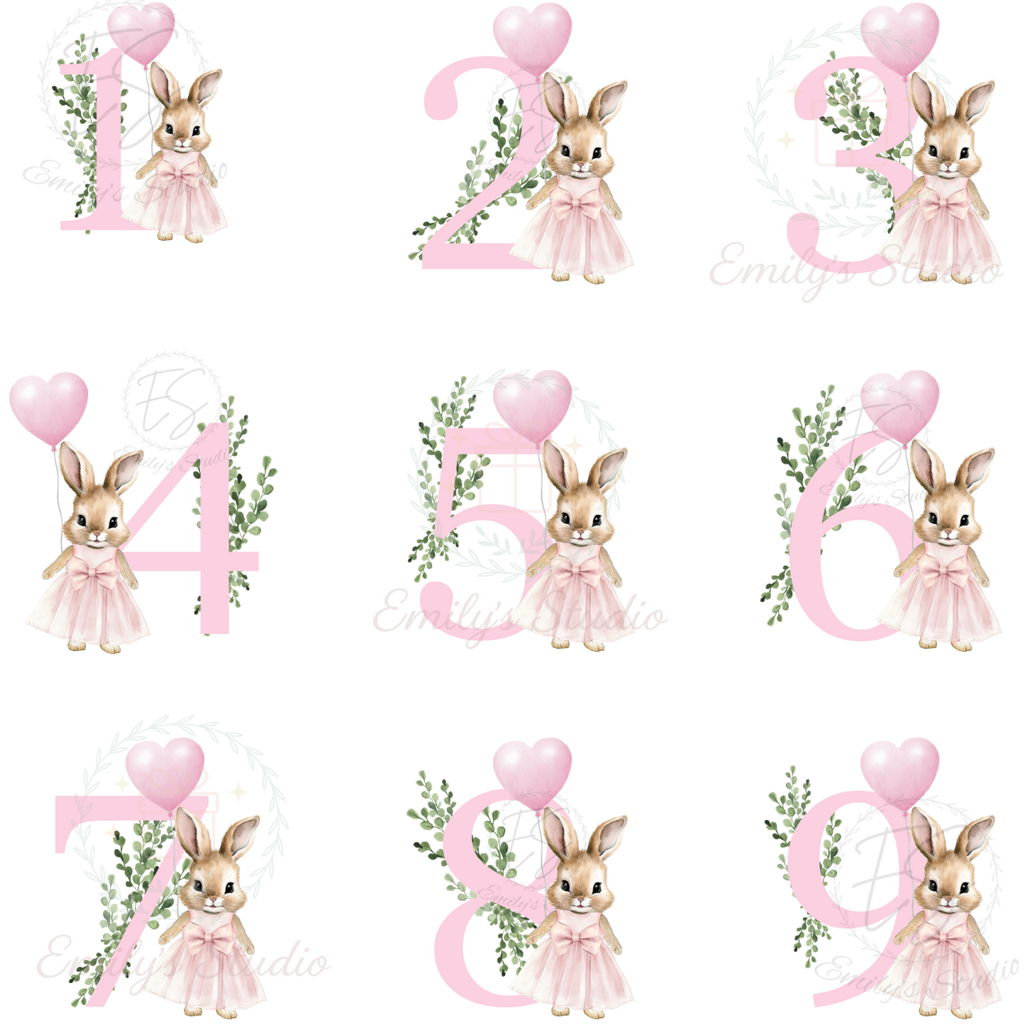 Pink bunny “When I wake up I will be”