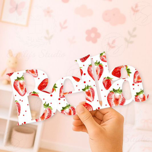 Personalised Acrylic name for doors & more