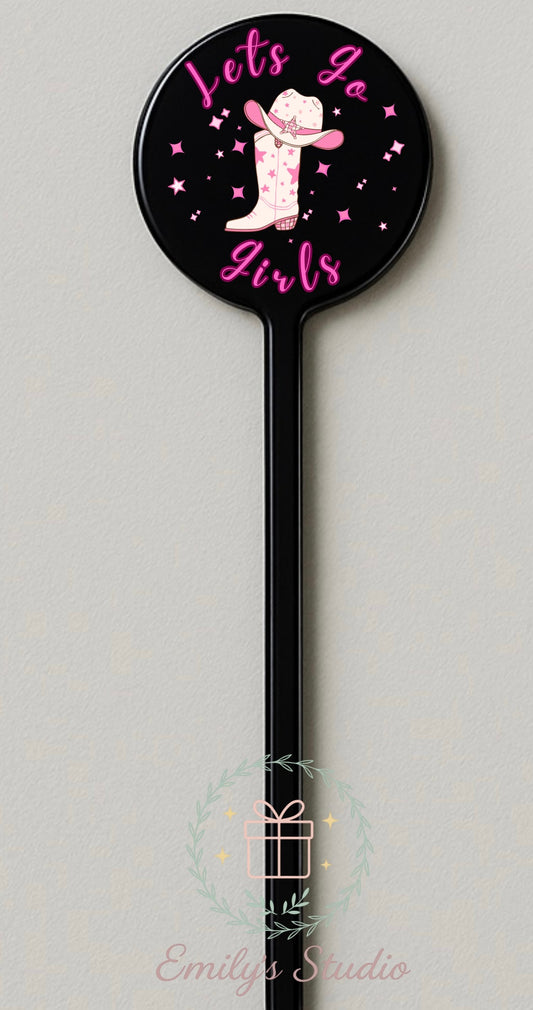 LETS GO GIRLS-Drink Stirrers