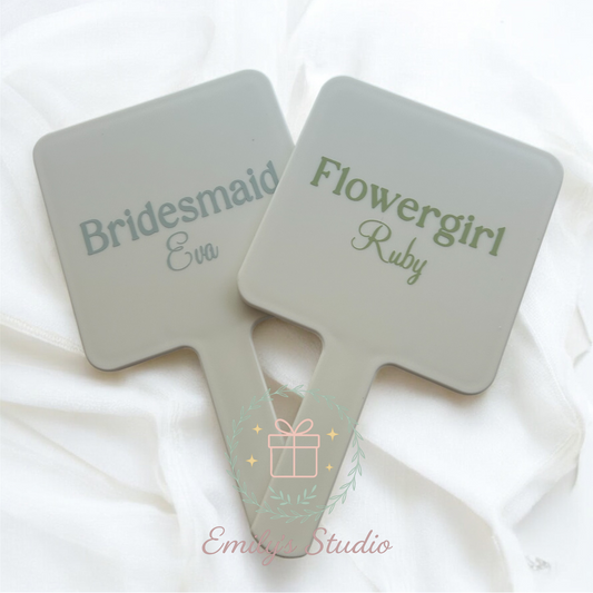 Personalised Square mirror