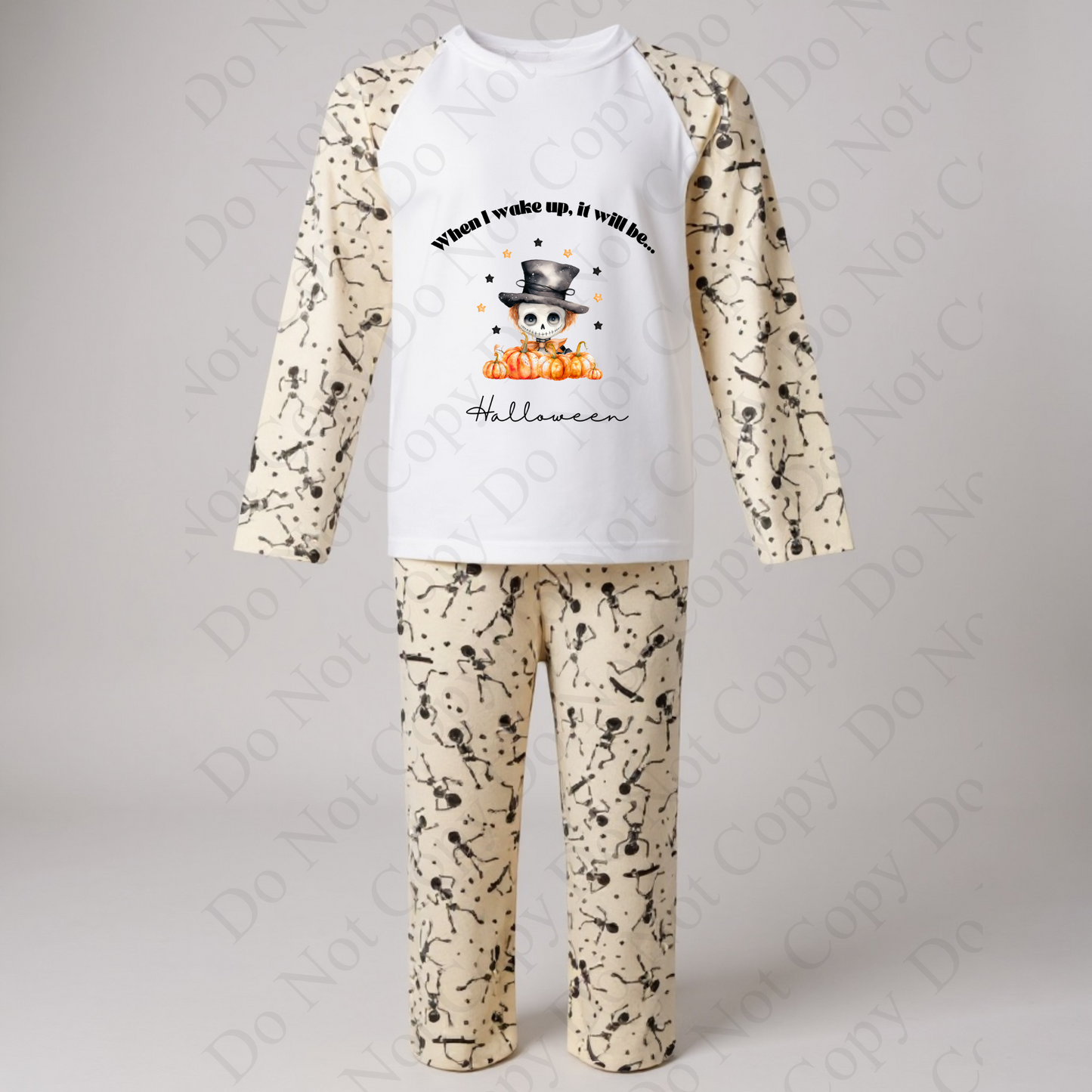 Halloween print pjs