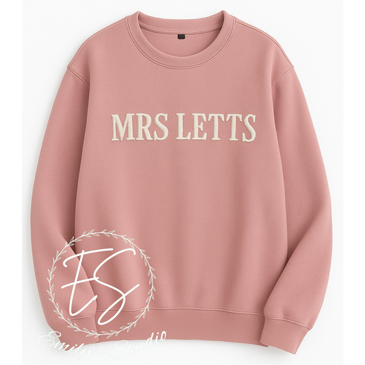Standard Fonts Embroidered Adults Sweater