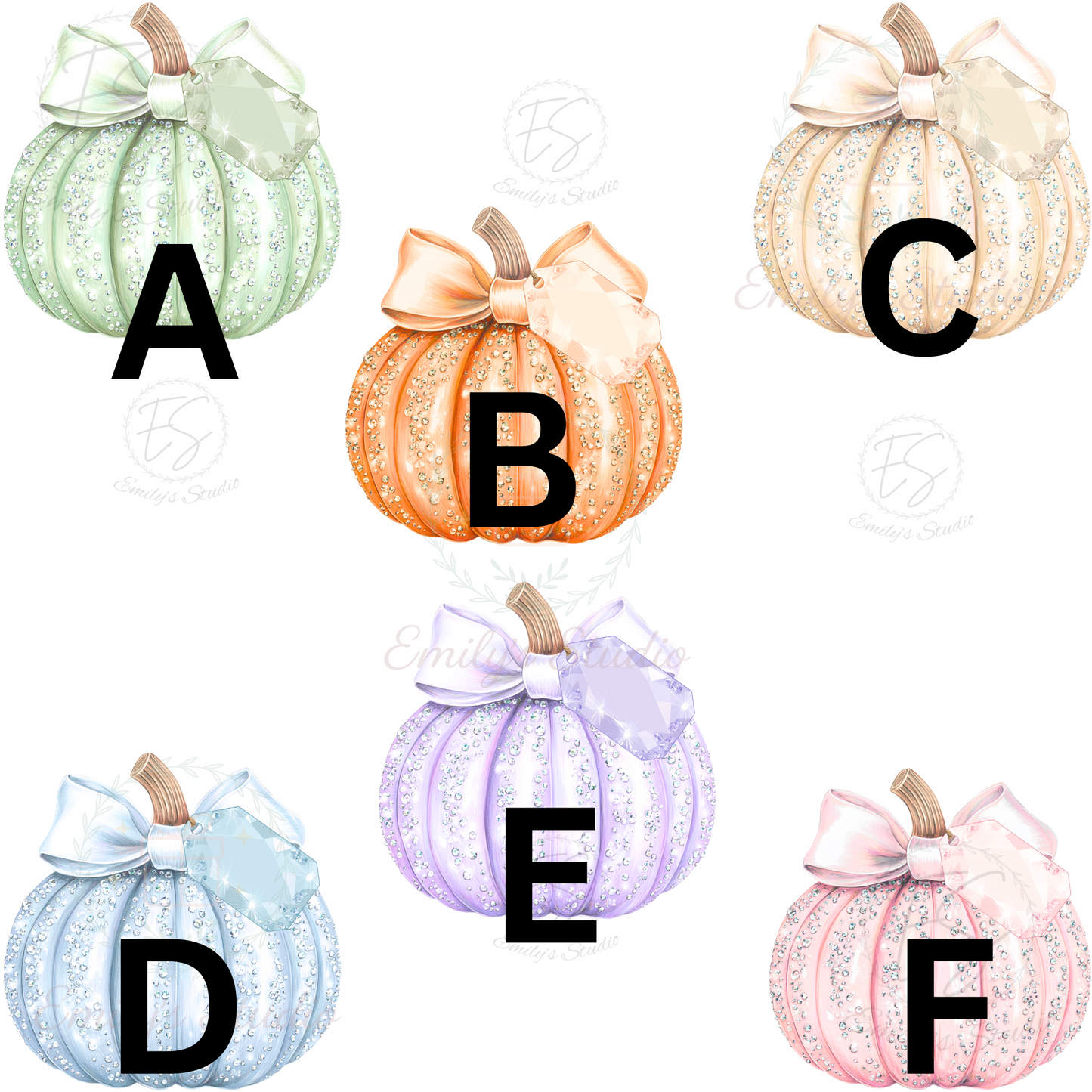 Pastel pumpkin T-shirts