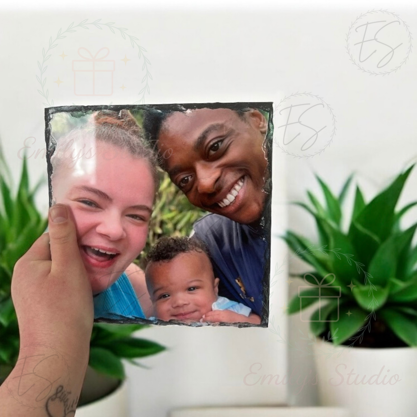 Large Photo Slate with stand