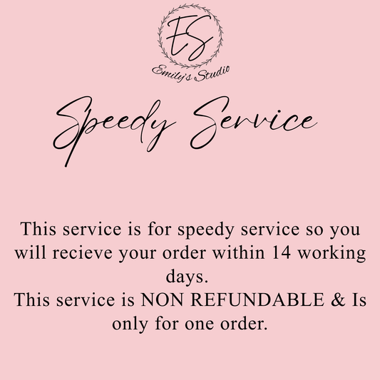 Speedy Service Upgrade