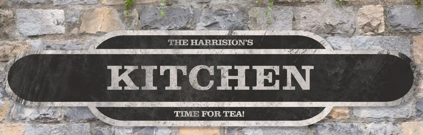 BUILD YOUR OWN RUSTIC Train signs