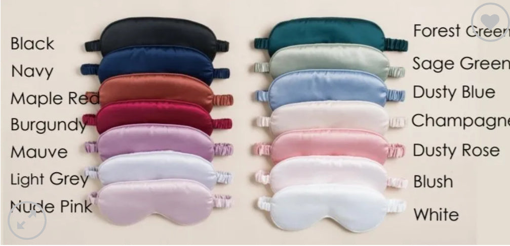 luxury Personalised Sleep/Eye Mask