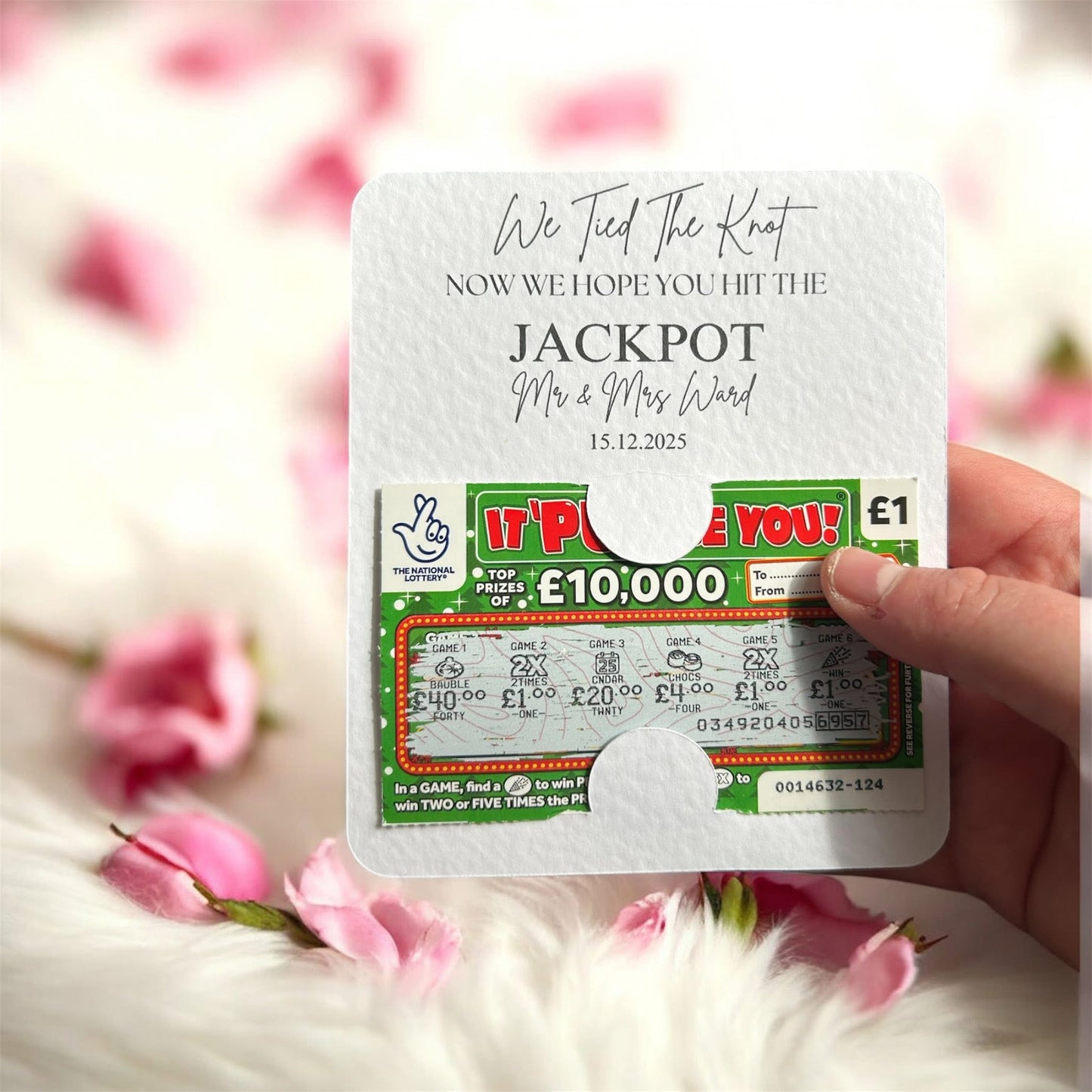 Scratch card holders