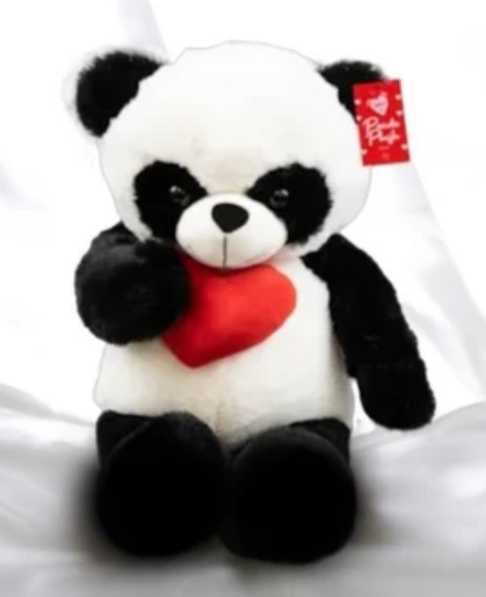 Valentines Panda plush