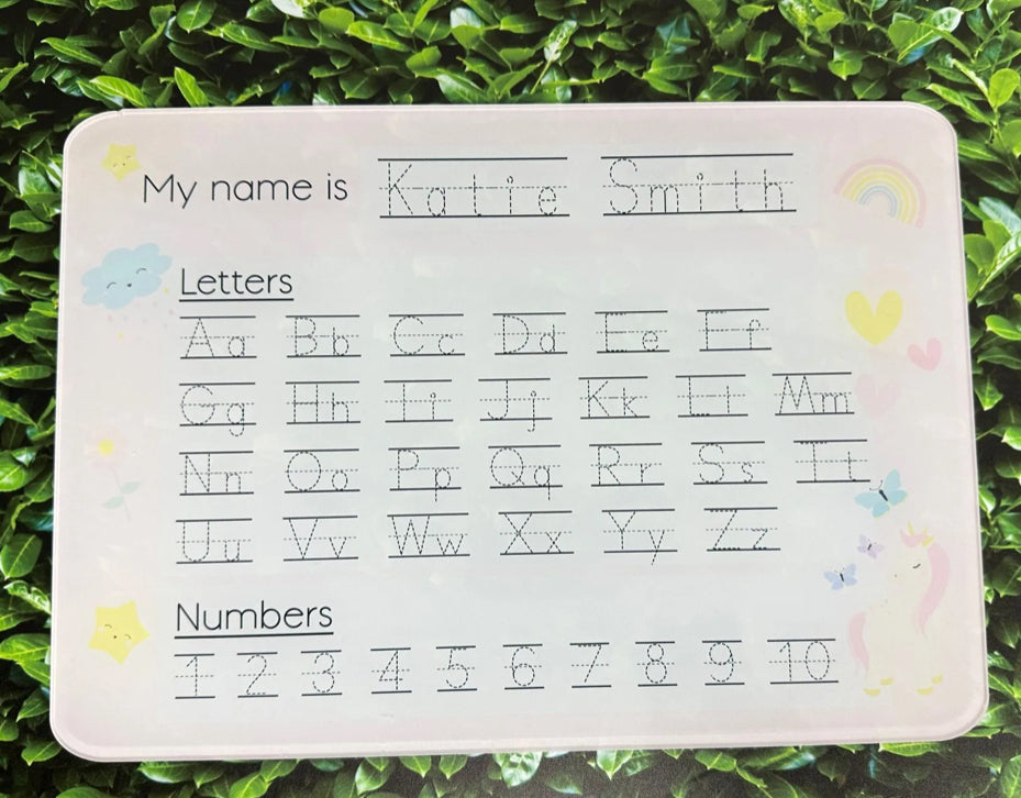 Educational handwriting Board