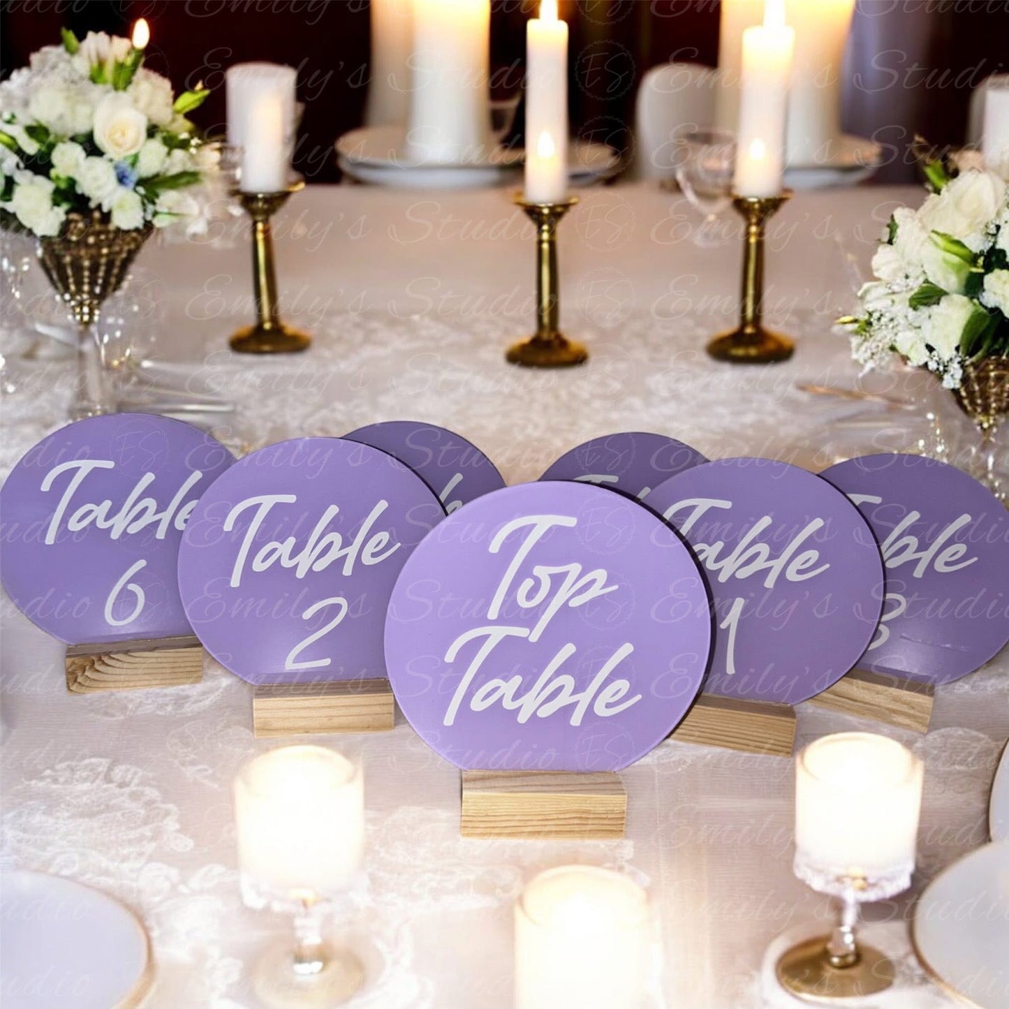 Table number Vinyl