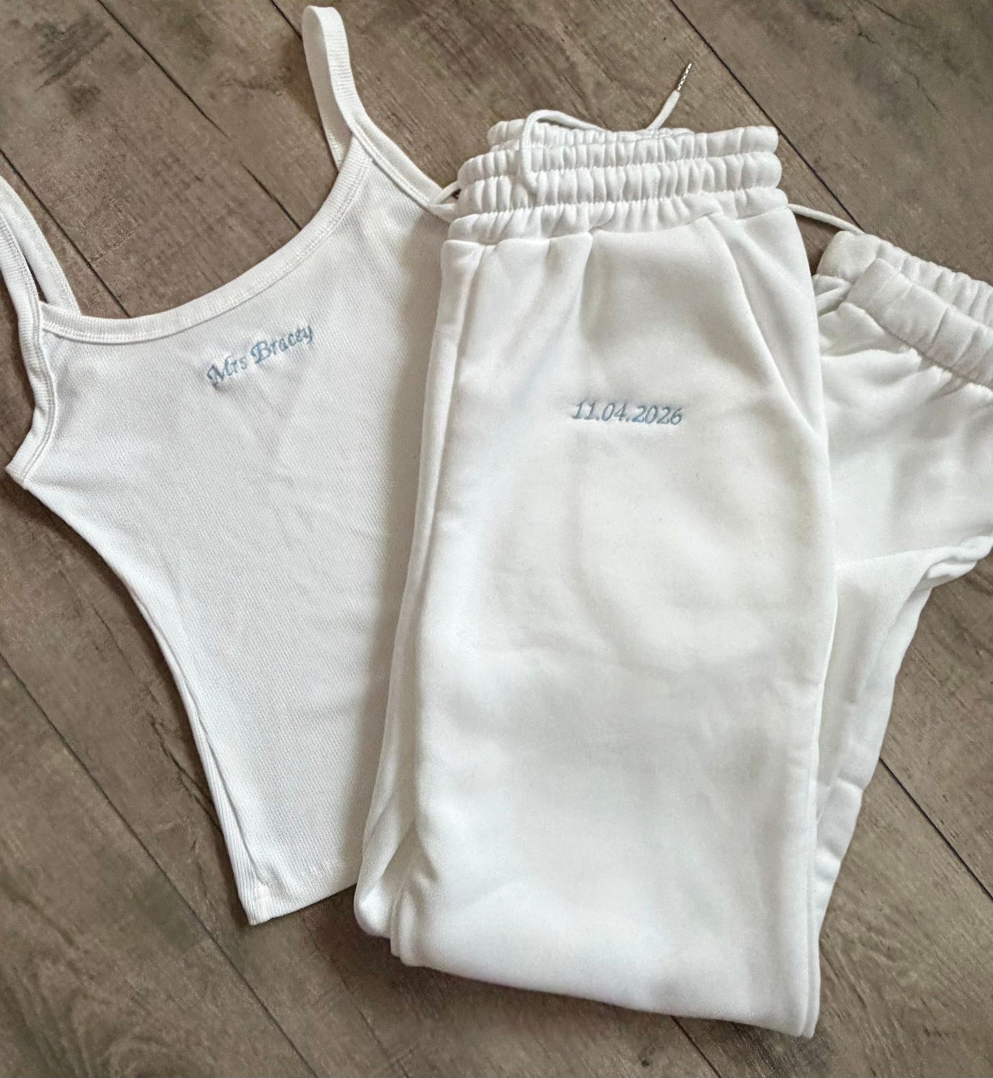 Embroidered Vest & Joggers