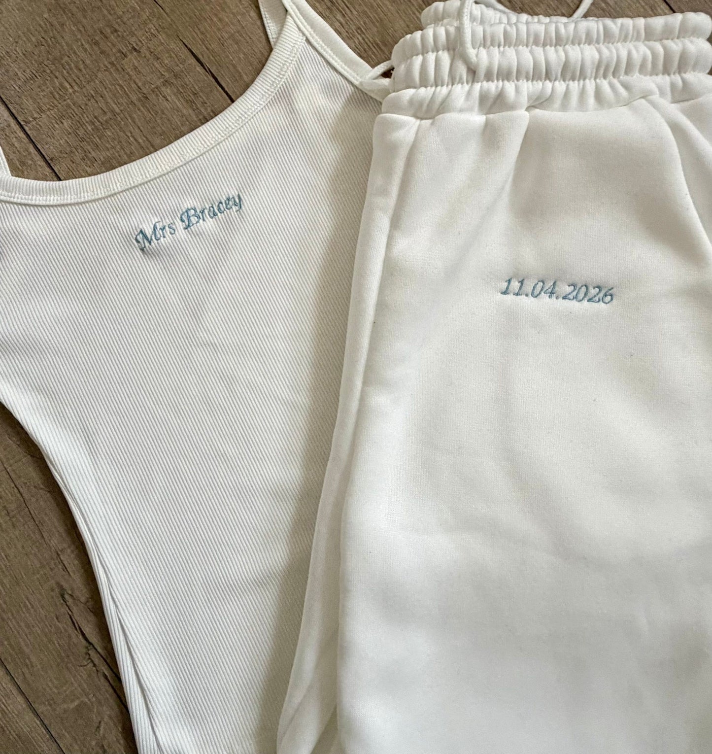 Embroidered Vest & Joggers
