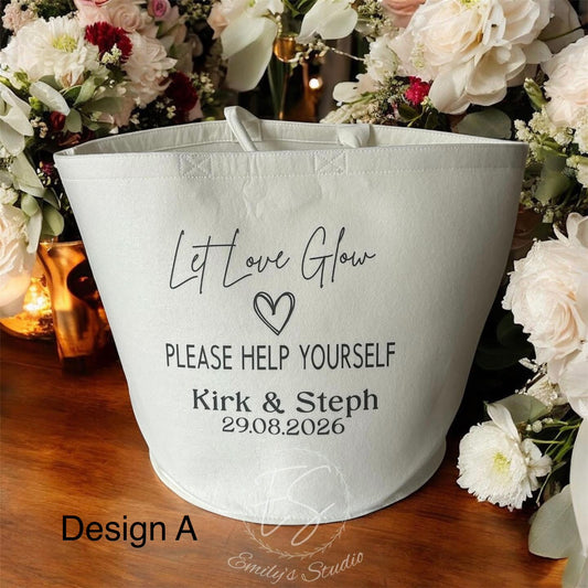 GLOWSTICK Wedding Trug