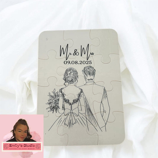 12 Piece Wedding Jigsaw puzzle
