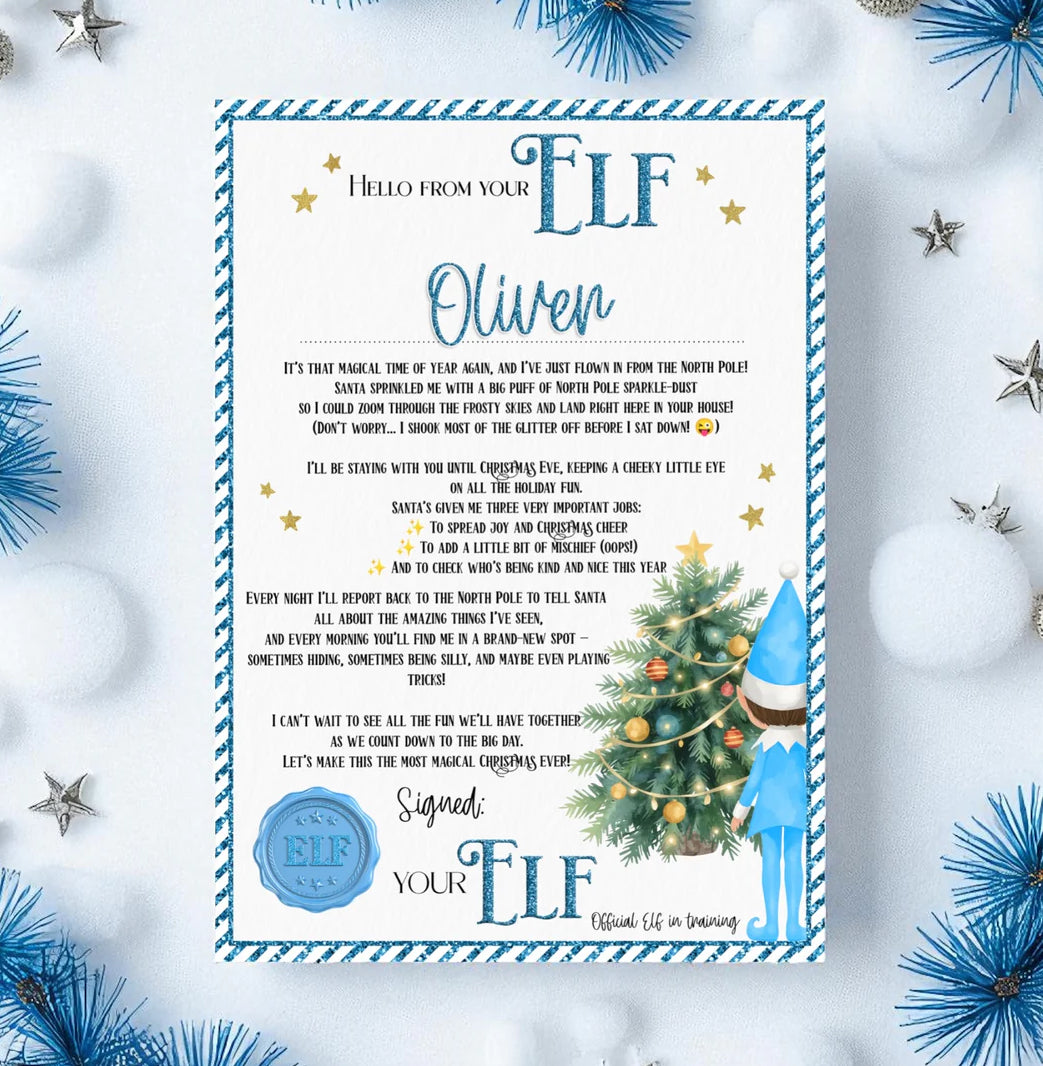 Elf Arrival letters
