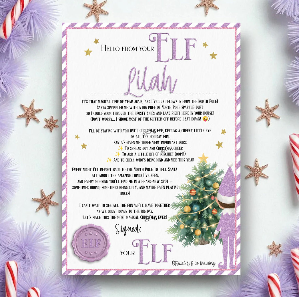 Elf Arrival letters